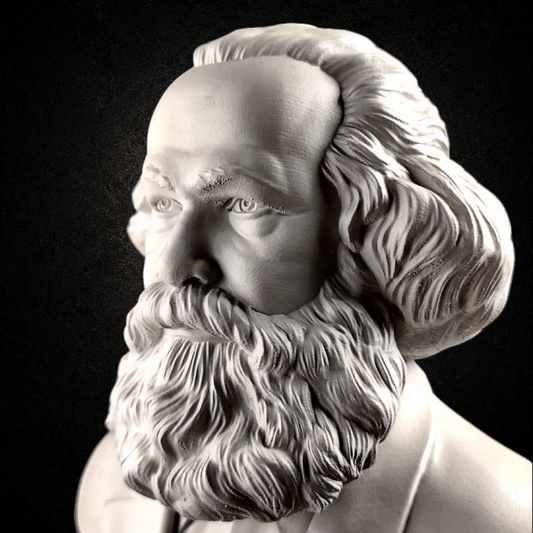 Busto de Karl Marx de 25cm de Altura