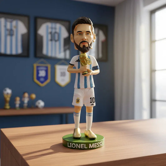 Figuras Bobblehead de Lionel Messi y Diego Maradona