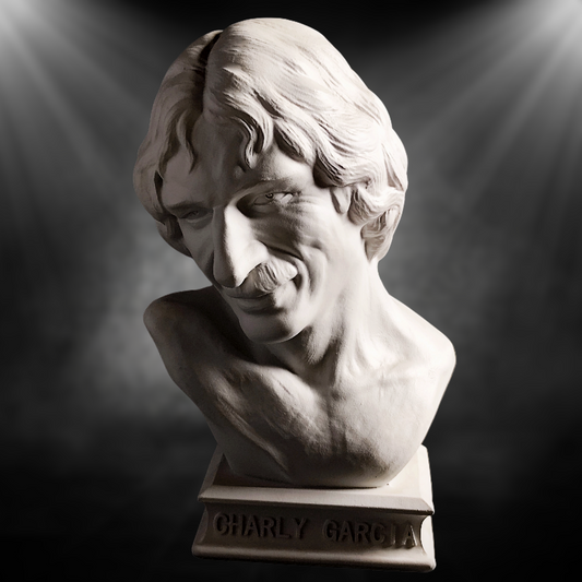 Busto de Charly García de 25cm de Altura