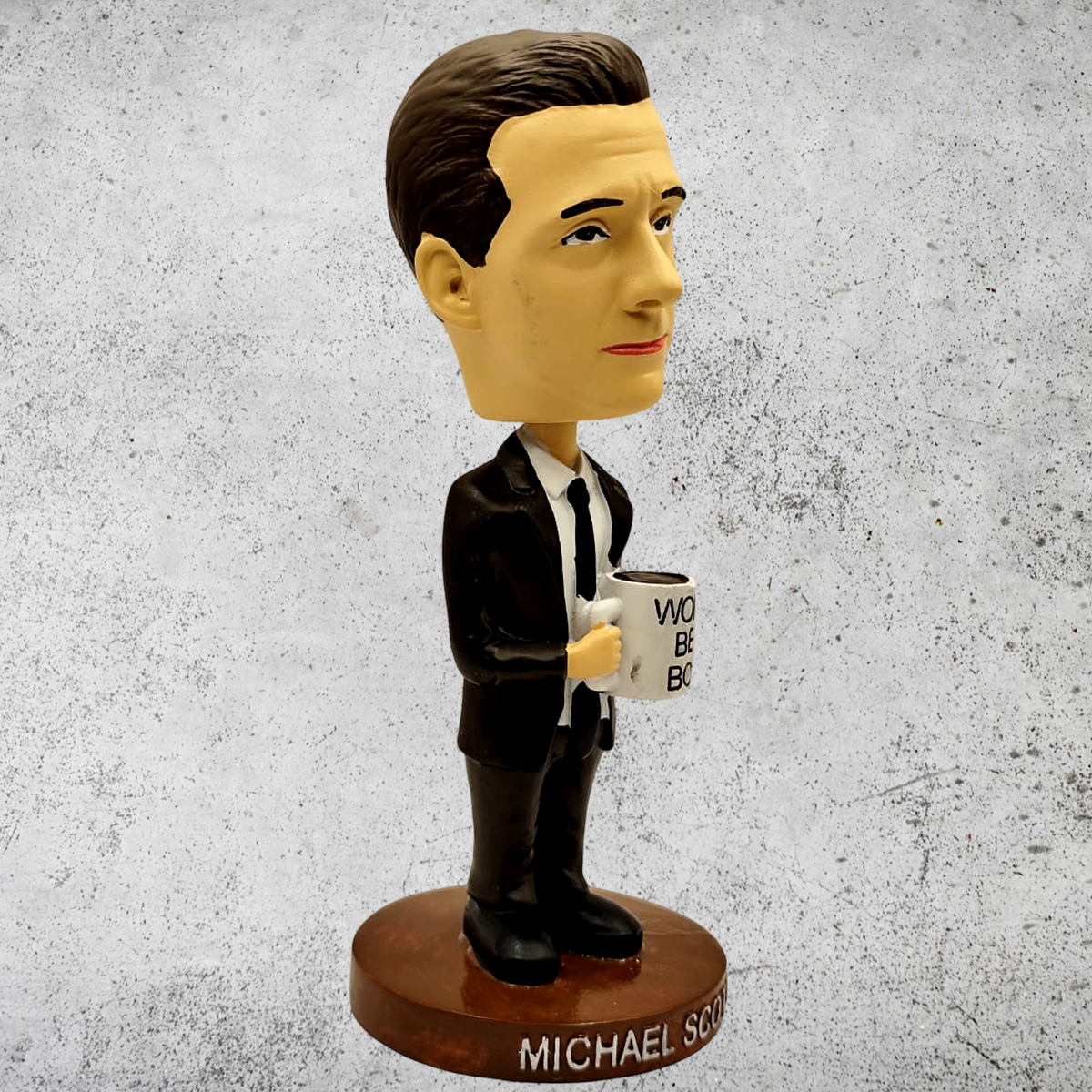 NBC The Office Michael Scott Bobblehead – 7" Tall, Multicolor, Unisex Desk Decor, Dunder Mifflin Collectible
