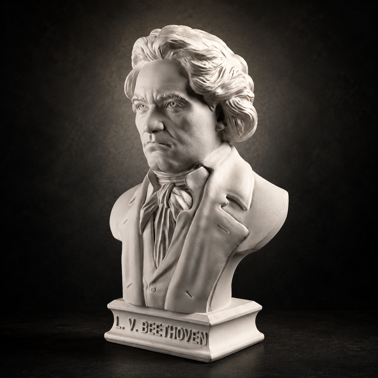Busto de Ludwig Van Beethoven de 25cm de Altura