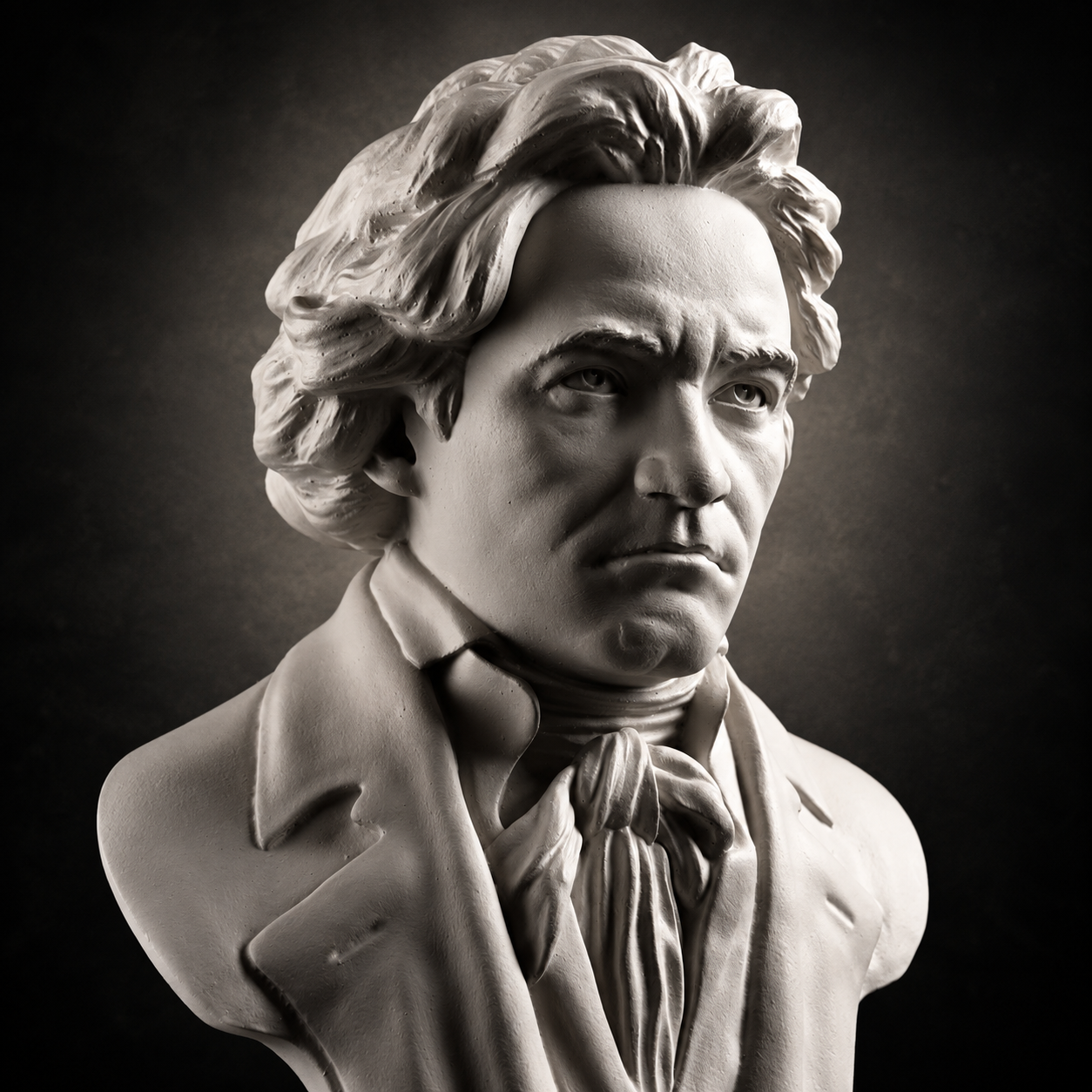 Busto de Ludwig Van Beethoven de 25cm de Altura