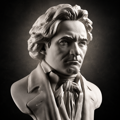Busto de Ludwig Van Beethoven de 25cm de Altura