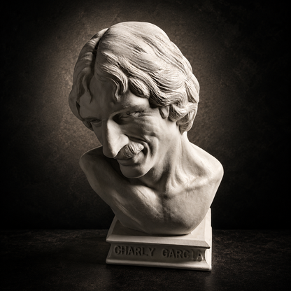 Busto de Charly García de 25cm de Altura