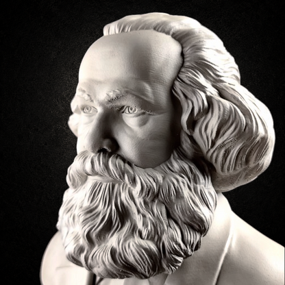 Busto de Karl Marx de 25cm de Altura