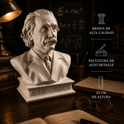 Busto de Albert Einstein de 25cm de Altura