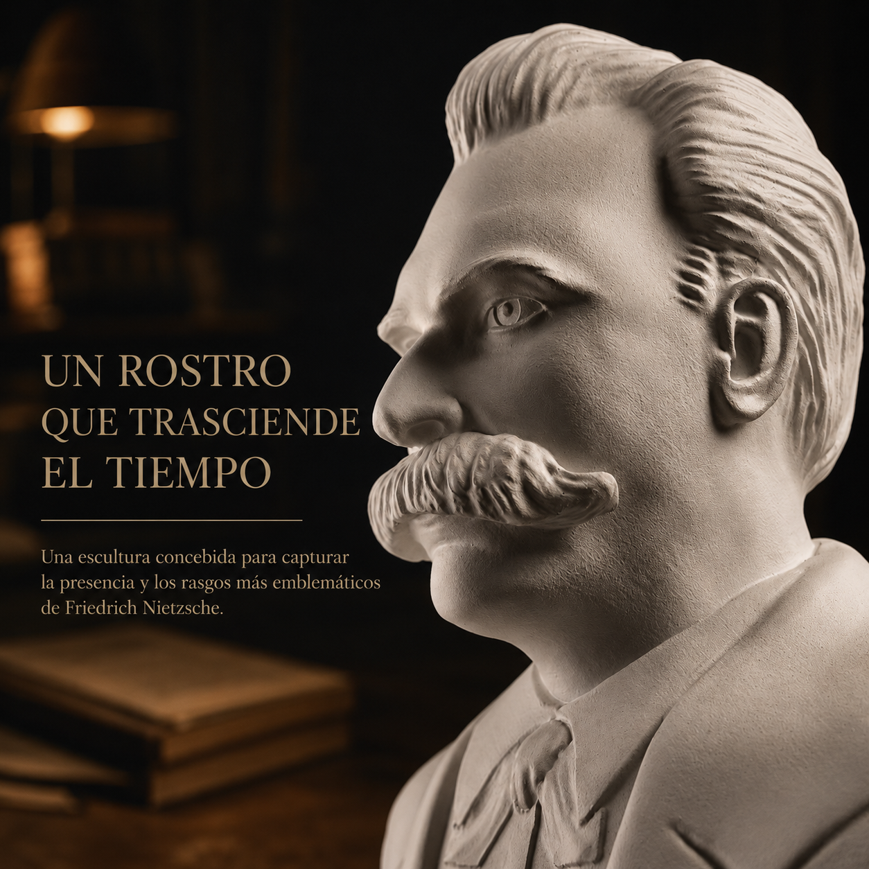 Busto de Friedrich Nietzsche de 25cm de Altura