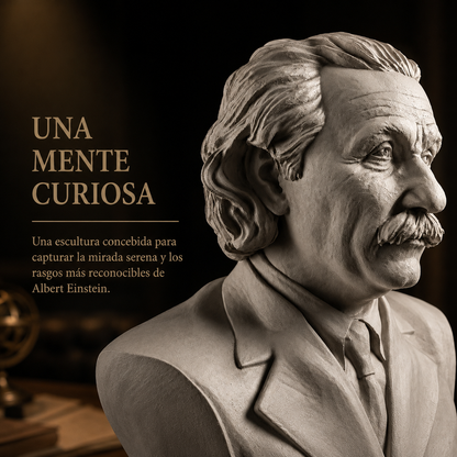 Busto de Albert Einstein de 25cm de Altura