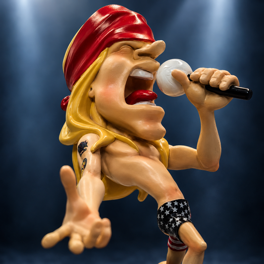 Figura Caricatura de Axl Rose (Guns N' Roses)