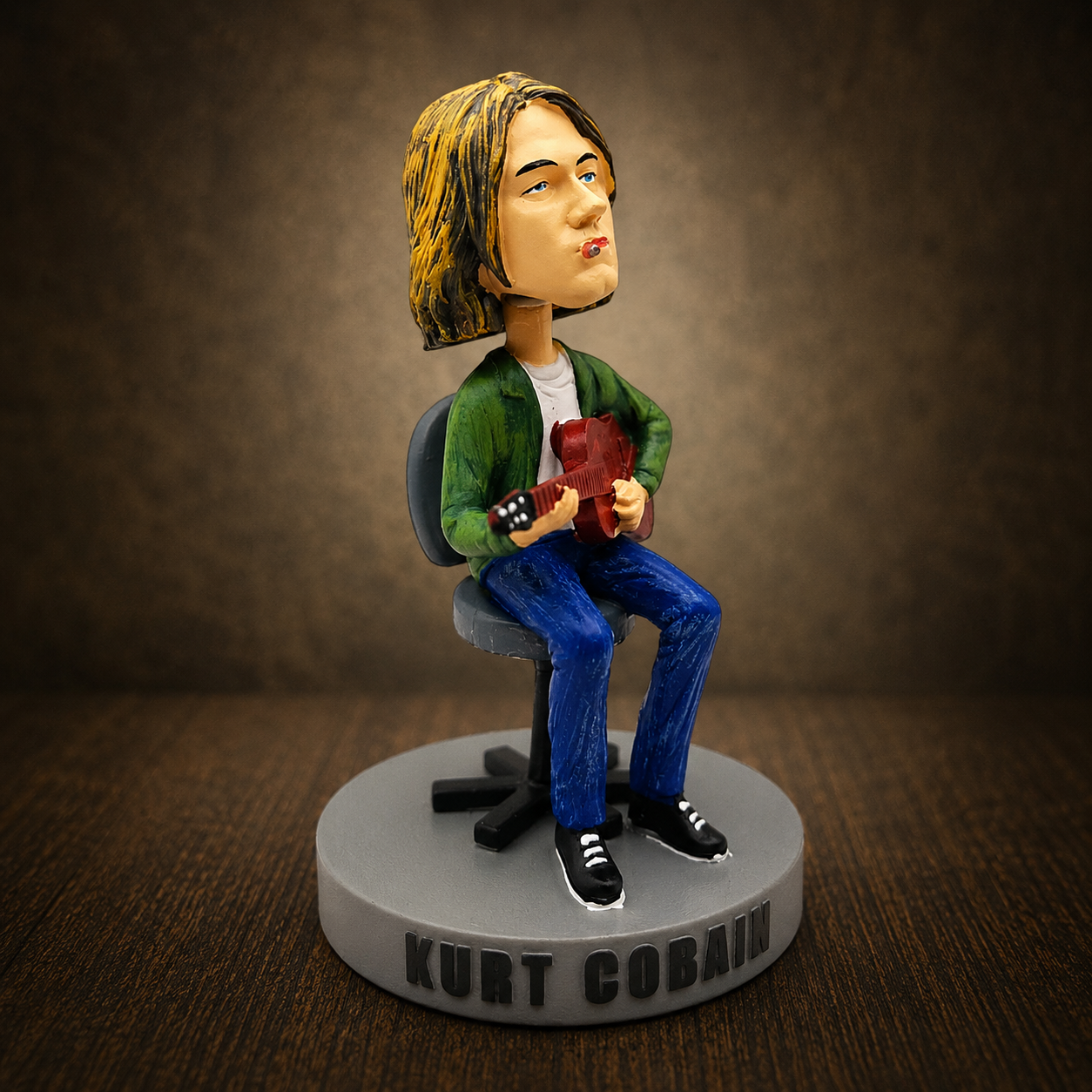 Figura Bobblehead de Kurt Cobain