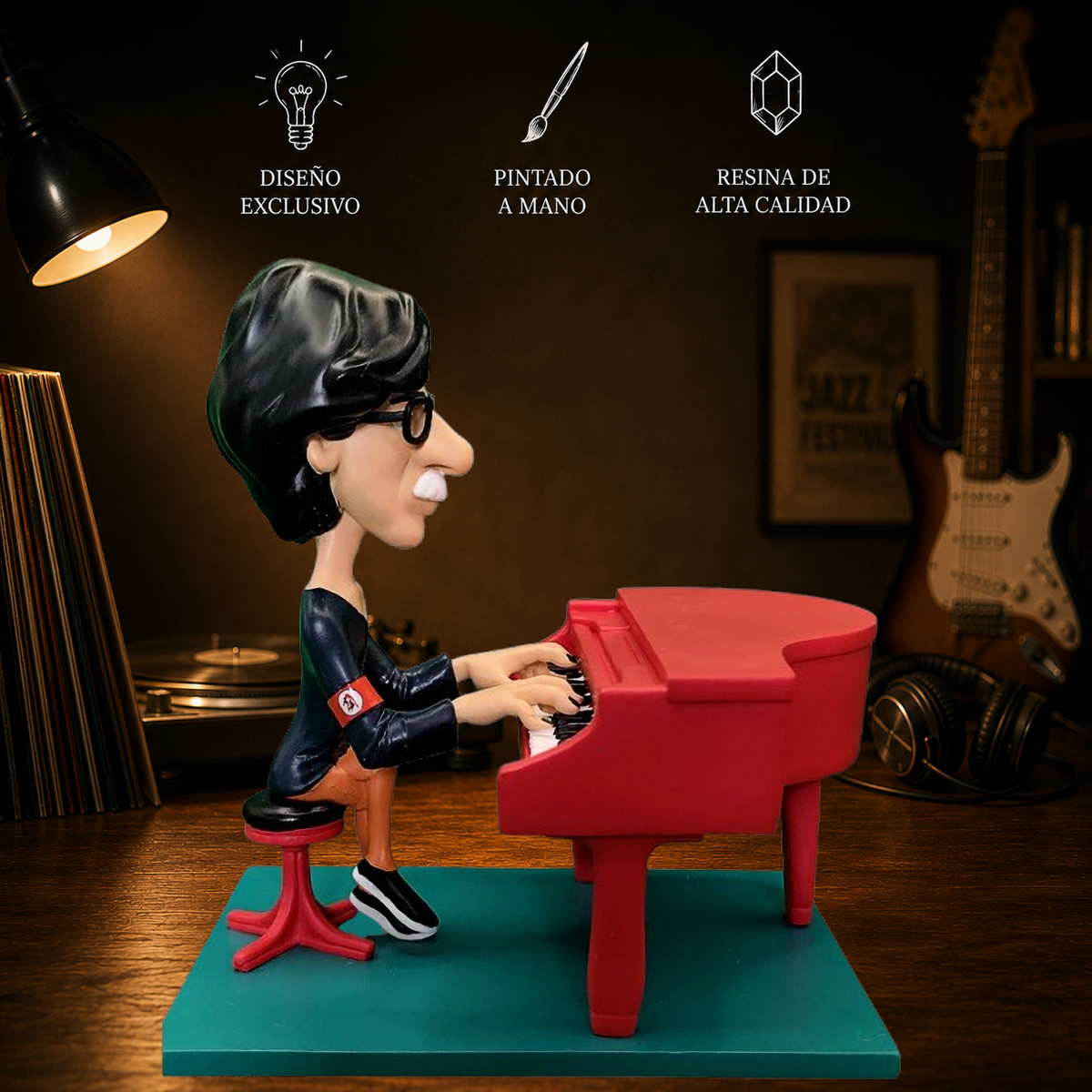 Figura Caricatura de Charly García
