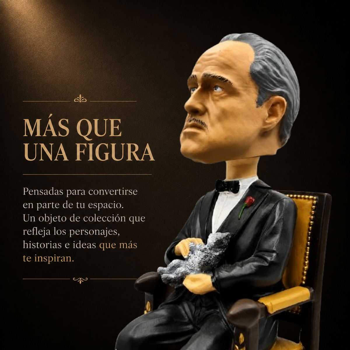 Figura Bobblehead de Vito Corleone (El Padrino)