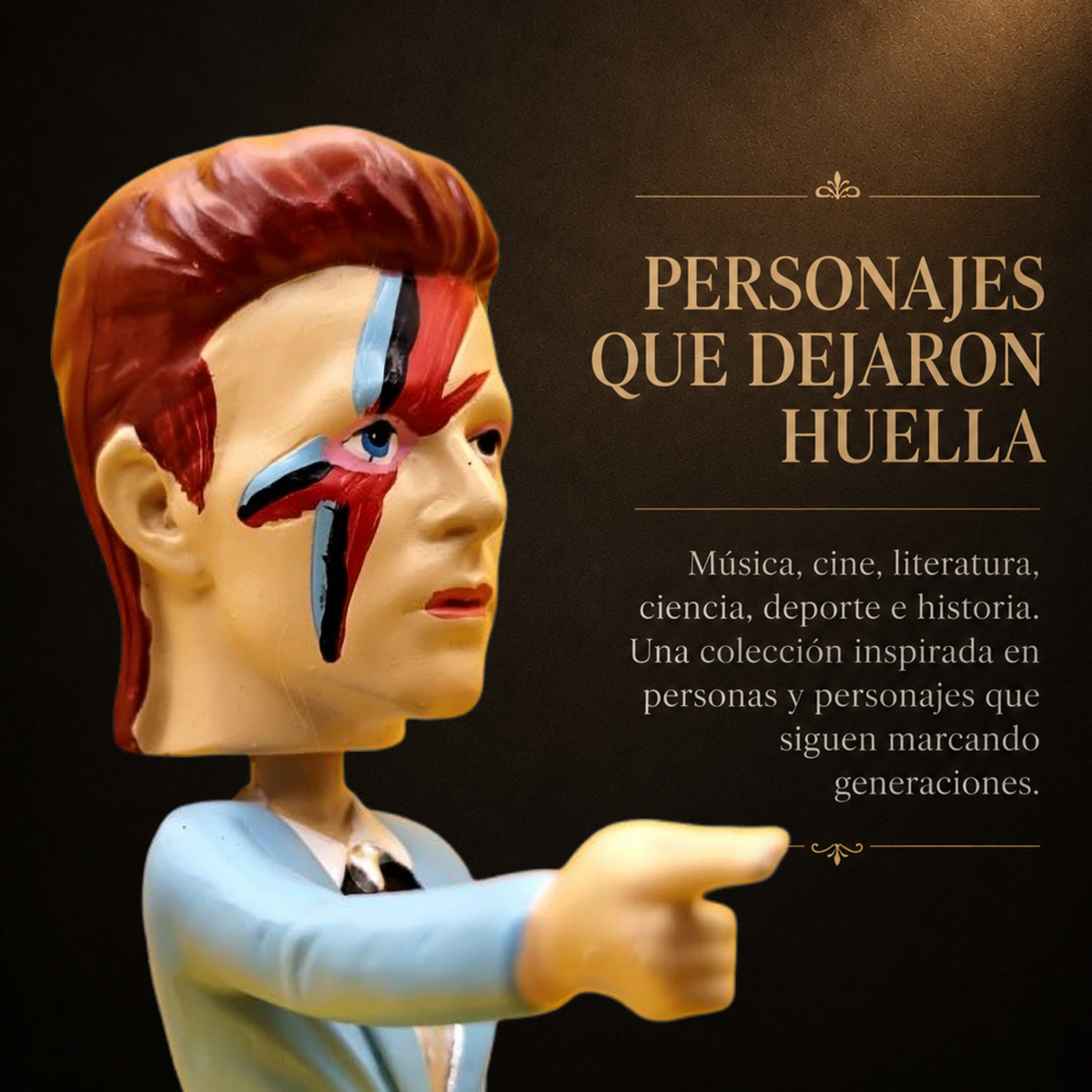 Figura Bobblehead de David Bowie (Ziggy Stardust)