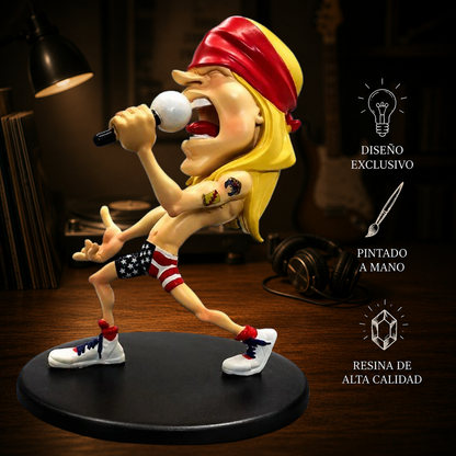 Figura Caricatura de Axl Rose (Guns N' Roses)