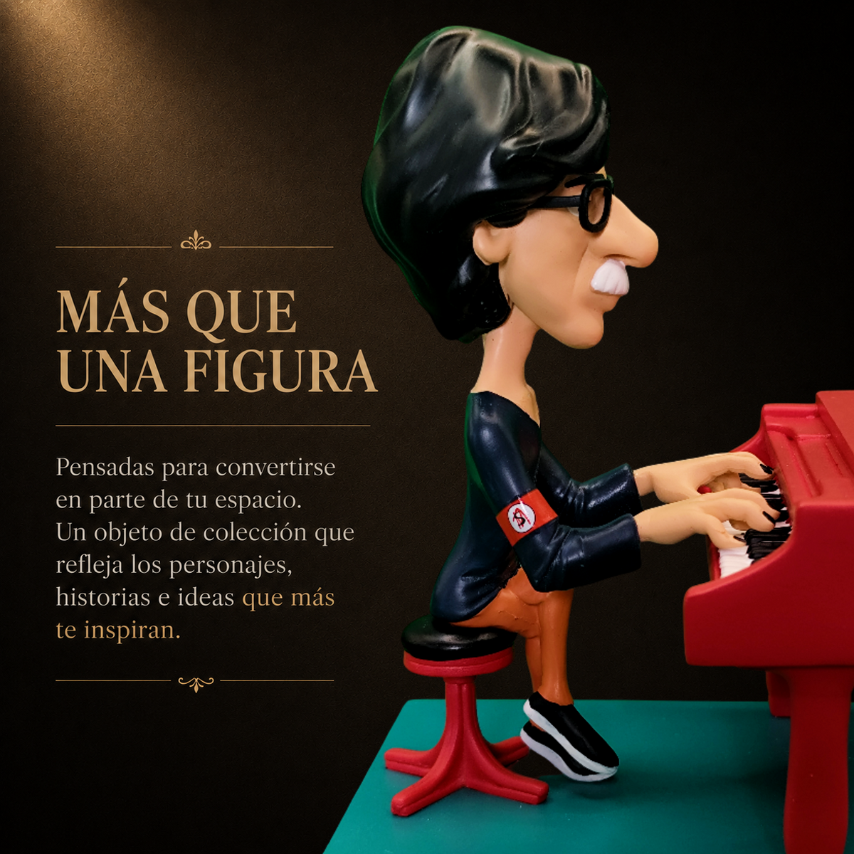 Figura Caricatura de Charly García
