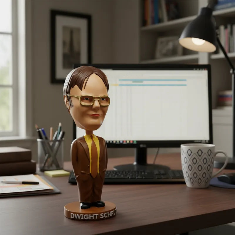 Pack The Office - Figuras Bobblehead de Dwight Schrute y Michael Scott