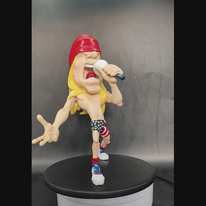 Figura Caricatura de Axl Rose (Guns N' Roses)