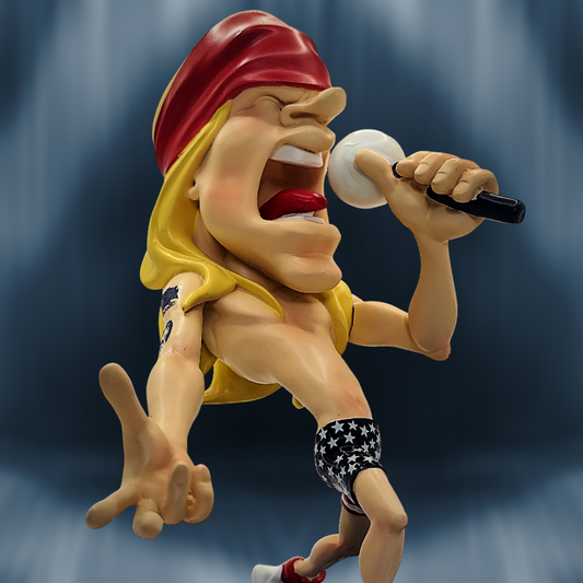 Figura Caricatura de Axl Rose (Guns N' Roses)
