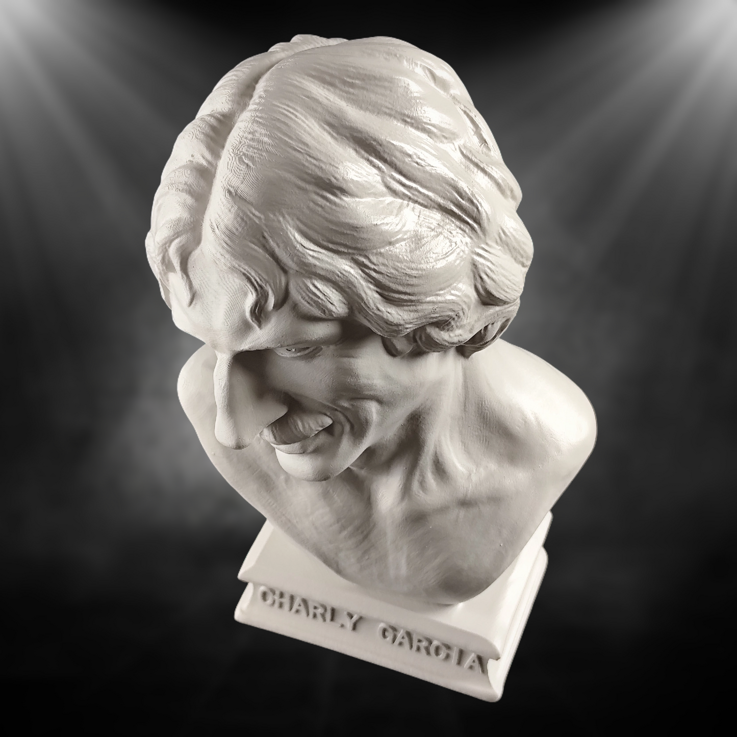 Busto de Charly García de 25cm de Altura