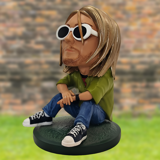Figura Caricatura de Kurt Cobain