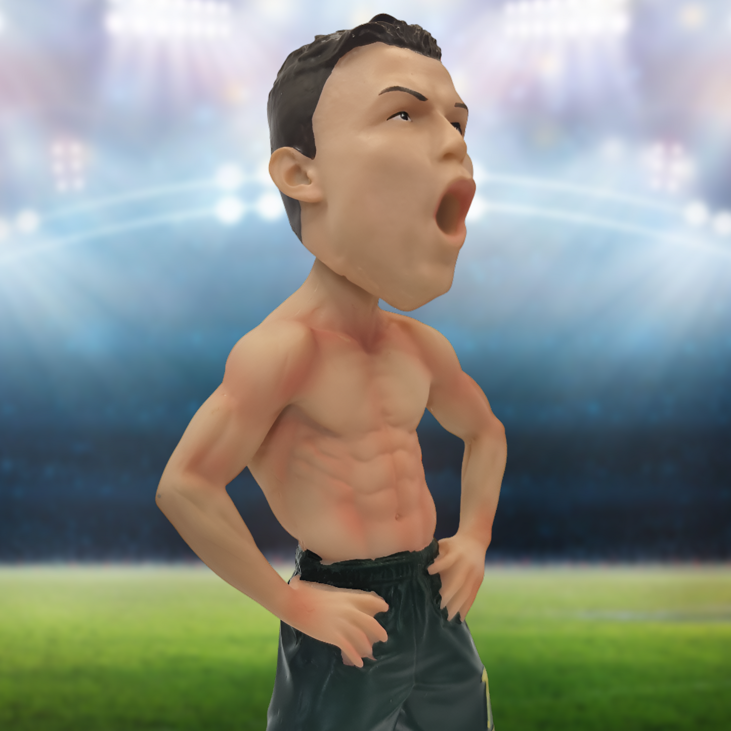 Figuras Bobblehead de Lionel Messi y Cristiano Ronaldo