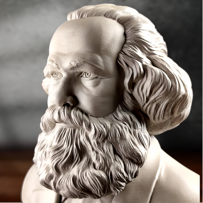 Busto de Karl Marx de 25cm de Altura